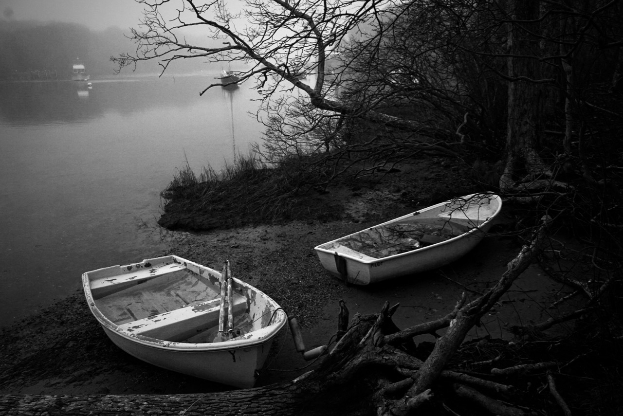 boats by the water full of water